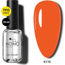 Momo Professional Kalıcı Oje K110, Koyu Turuncu, 10 ml