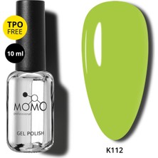 Momo Professional Kalıcı Oje K112, Fıstık Yeşili, 10 ml
