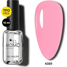 Momo Professional Kalıcı Oje K089, Gülpembe, 10 ml