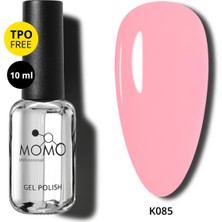 Momo Professional Kalıcı Oje K085, Fosforlu Pembe, 10 ml