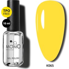 Momo Professional Kalıcı Oje K065, Sarı, 10 ml