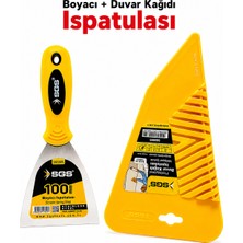 Sgs Duvar Kağıdı Ispatulası + 10 cm Boyacı Sıvacı Ispatulası | Duvar Kağıdı Spatula Seti
