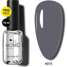 Momo Professional Kalıcı Oje K073, Koyu Füme, 10 ml