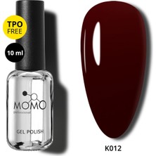 Momo Professional Kalıcı Oje K012, Kahve Mürdüm, 10 ml