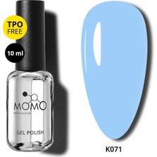 Momo Professional Kalıcı Oje K071, Bebek Mavisi, 10 ml