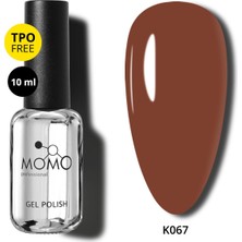 Momo Professional Kalıcı Oje K067, Türk Kahvesi, 10 ml