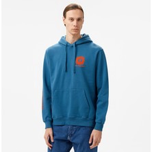 Deus Ex Machina Helios  Erkek Mavi Hoodie