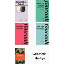 Ayrıntı Yayınları Michel Foucault 4 Kitap Seti + Geometri Hediye