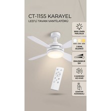 Gündüz E - Ticaret CT-1155 Karayel Fan LED Ampul 82W