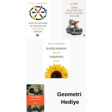 Mona Dale Carnegie 3 Kitap Seti + Geometri Hediye