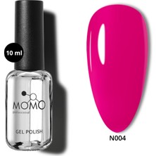 Momo Professional Kalıcı Oje N004  Neon Fuşya Pembe 10 ml