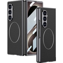 M.TK Moveteck Samsung Galaxy Z Fold 8 Ultra Uyumlu Kılıf Magsafe Şarj Özellikli Kıpta Kpt-10 Sert Pc Kapak