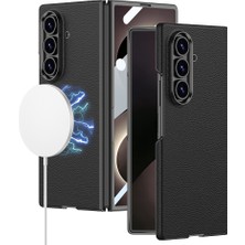 M.TK Moveteck Samsung Galaxy Z Fold 8 Ultra Kılıf Magsafe Şarj Özellikli Zore Kıpta Kpt-12 Sert Pc Kapak