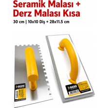 Sgs Fayans Malası Seramik Tarağı Dişli + Derz Malası | Fayans Seramik Mala Seti