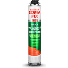 Somafix Tuğla & Gaz Beton Tabanca Ile Kullanılan Yapıştırıcı Köpük 750ML