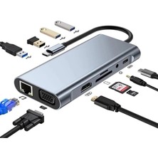 Hace Bazaar ZR44/A Type-C 11 In 1 Gigabit Hdtv Çevirici