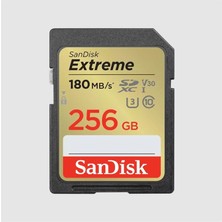 Sandisk 256GB Sandısk Extreme Pro Sd Uhsı 180MB/S 90MB/S SDSDXVV-256G-GNCIN