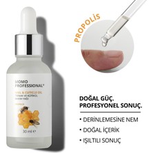 Momo Professional Propolis Özlü Tırnak ve Kütikül Bakım Yağı, Güçlendirici ve Koruyucu Etki, 30 ml