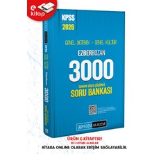 Pegem Akademi Yayıncılık 2026 KPSS Genel Yetenek Genel Kültür 3000 Tamamı Video Çözümlü Ez