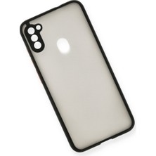 Bezos Galaxy A11 Kılıf Montreal Silikon Kapak - Siyah
