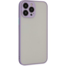 Bezos iPhone 13 Pro Max Kılıf Montreal Silikon Kapak - Mor