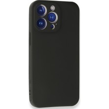 Bezos iPhone 14 Pro Max Kılıf First Silikon - Siyah