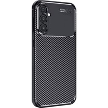 Bezos Galaxy A26 Kılıf Auto Focus Karbon Kapak - Siyah