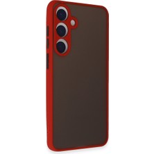 Bezos Galaxy S24 Kılıf Montreal Silikon Kapak - Kırmızı