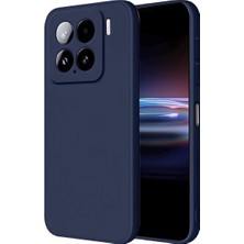 Bezos Mi 15 Pro Kılıf Nano Içi Kadife Silikon - Lacivert