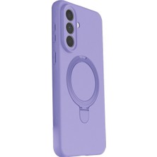 Bezos Galaxy A57 5g Regal Magsafe Standlı Kapak - Lila