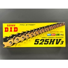 D.I.D D.ı.d 525 Hv3 Gold X-Ring Zincir 120L - Orijinal Oem Üretim (525 Vx3)