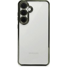 Bezos Galaxy S24 Fe Kılıf Razer Lensli Silikon - Yeşil