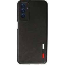 Bezos Galaxy M13 Kılıf Loop Deri Silikon - Siyah