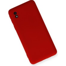 Bezos Galaxy A01 Core Kılıf Nano Içi Kadife Silikon - Kırmızı