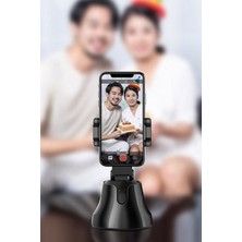 Bezos Apai Genie 360 Derece Takip Etme Özellikli Selfie Gimbal - Siyah