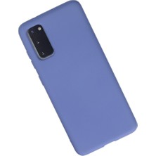 Bezos Galaxy S20 Kılıf Nano Içi Kadife Silikon - Lila