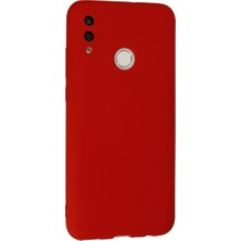 Bezos P Smart 2019 Kılıf Nano Içi Kadife Silikon - Kırmızı