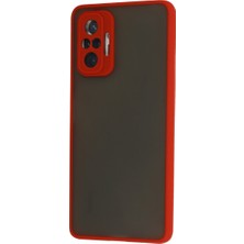 Bezos Note 10 Pro Kılıf Montreal Silikon Kapak - Kırmızı