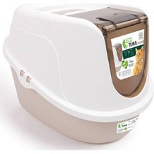 Bezos Eco Tima Kapalı Kedi Tuvaleti Large Kum Beji 60X45X42 cm
