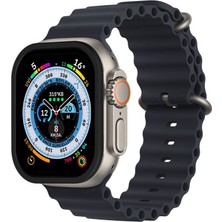 Bezos Watch Ultra 49MM Alüminyum Kasa Cam Ekran Koruyucu - Siyah