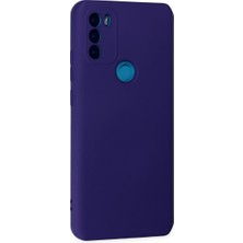 Bezos Gm 21 Plus Kılıf Nano Içi Kadife Silikon - Mor