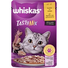 Bezos Pouch Tastymix Sos Içinde Kuzulu ve Hindili Yetişkin Kedi Konservesi 85 gr