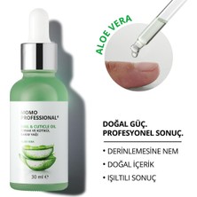 Momo Professional Aloe Vera, Özlü Tırnak ve Kütikül Bakım Yağı, Nemlendirici ve Yatıştırıcı Etki, 30 ml