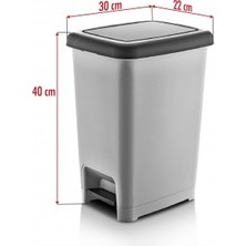 Bezos 15 Litre Basmalı Çöp Kovası