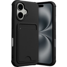 Bezos iPhone 17 Kelvin Kartvizitli Silikon - Siyah