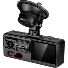 MarkEntegra Full Hd 1080P Dash Cam, 3 Kameralı Araç Içi Görüntü Kaydedici, Park Modu