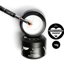 Momo Professional Premium Builder Gel, Protez Tırnak Jeli No.02, Beyaz, 10 gr