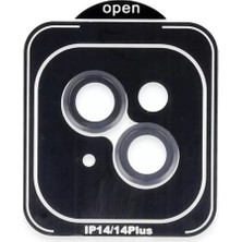 Motto Ticaret Joko Apple Iphone 14 Pvd Metal Kamera Lens - Siyah