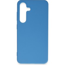 Bezos Galaxy S24 Plus Kılıf First Silikon - Mavi
