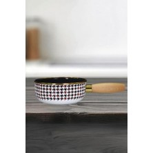 Alkar Store Forte Red Emaye Ahşap Kulplu Mini Tava